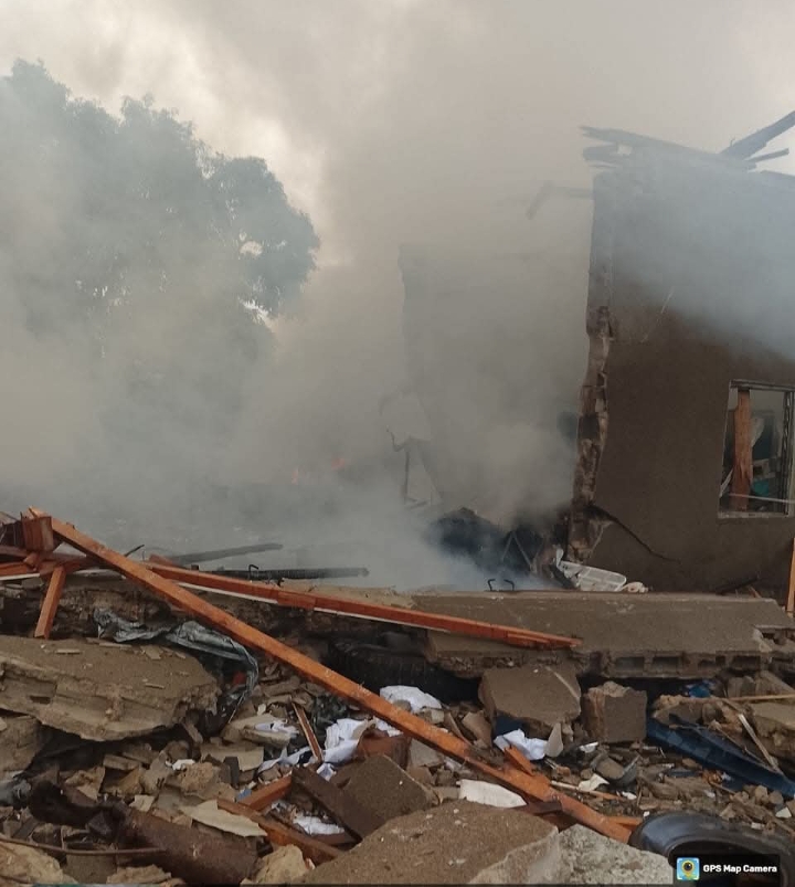 PHOTOS: Nigerian Army Contain Minor Explosion at Ilese Barracks, No Casualties Recorded
