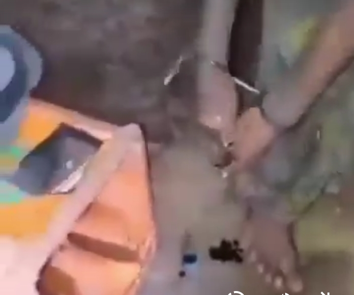 2021: Community Security Intelligence Uncovers A Man Chained Five Years By His Father In Anambra (VIDEO)