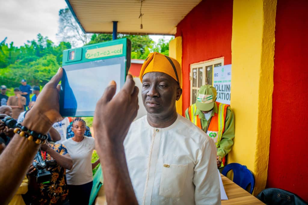 Edo By-Election: Governor Okpebolo Casts Vote, Commends INEC and Security Agencies