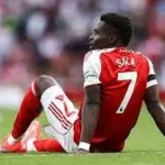 Arsenal Winger Saka To Miss Liverpool, England Matches
