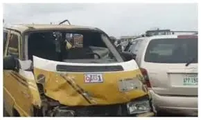 Sad Ends: Driver Dies As Car Rams Into Bus At Mile 2, Lagos