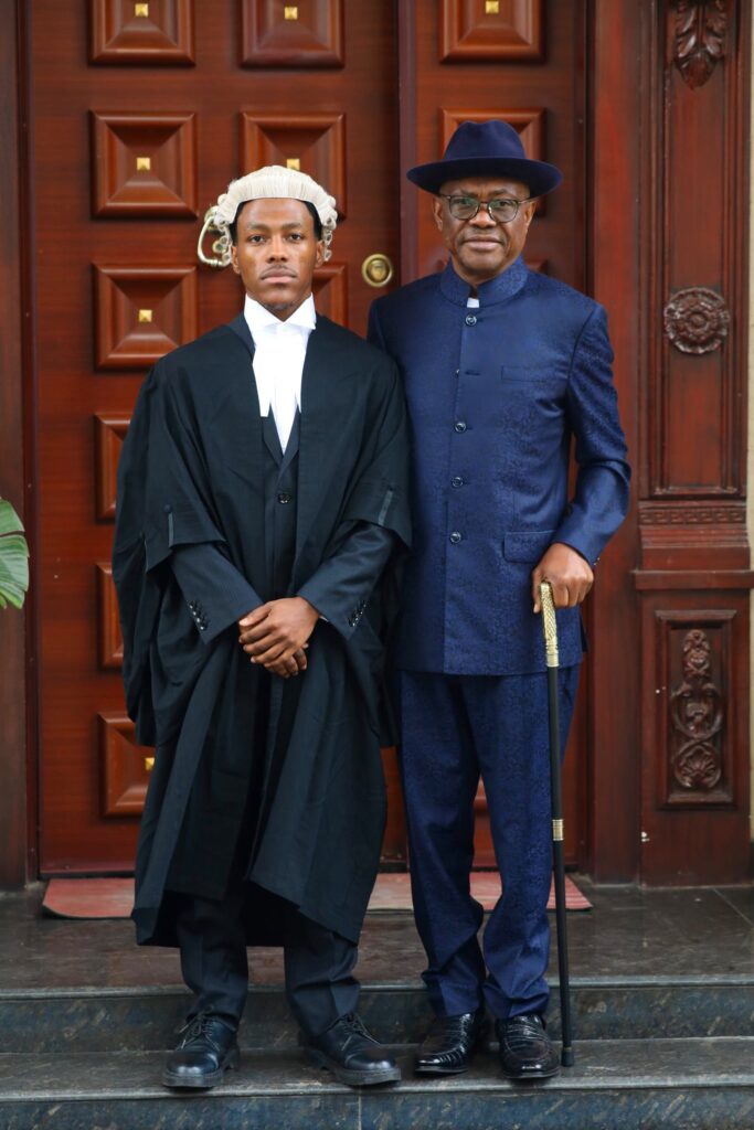 PHOTOS: FCT Minister Wike, Wife, Celebrate Son, Jordan Wike Call to Bar