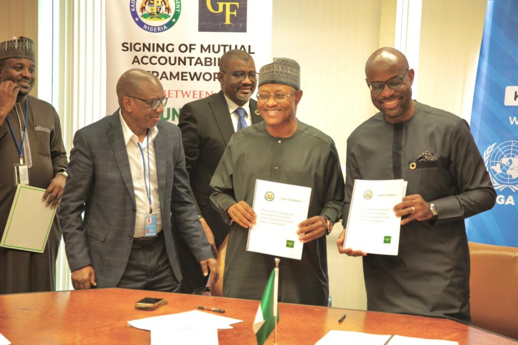 Governor Uba Sani Signed KaMAF In Collaboration With The Gates Foundation