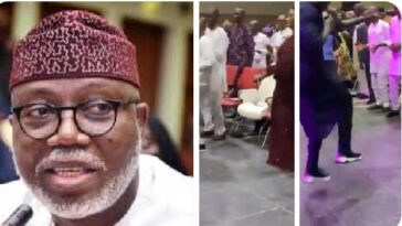 VIDEO: Ondo Gov Aiyedatiwa Thrills Crowd with Dance at August Praise Night