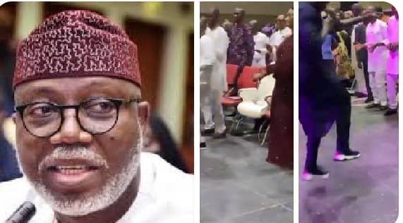 VIDEO: Ondo Gov Aiyedatiwa Thrills Crowd with Dance at August Praise Night