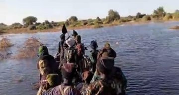PHOTOS: Nigerian Military Airstrikes Eliminates Scores Of ISWAP Fighters In Lake Chad