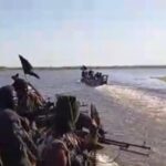 PHOTOS: Nigerian Military Airstrikes Eliminates Scores Of ISWAP Fighters In Lake Chad