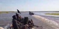 PHOTOS: Nigerian Military Airstrikes Eliminates Scores Of ISWAP Fighters In Lake Chad