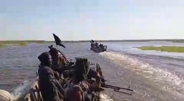 PHOTOS: Nigerian Military Airstrikes Eliminates Scores Of ISWAP Fighters In Lake Chad