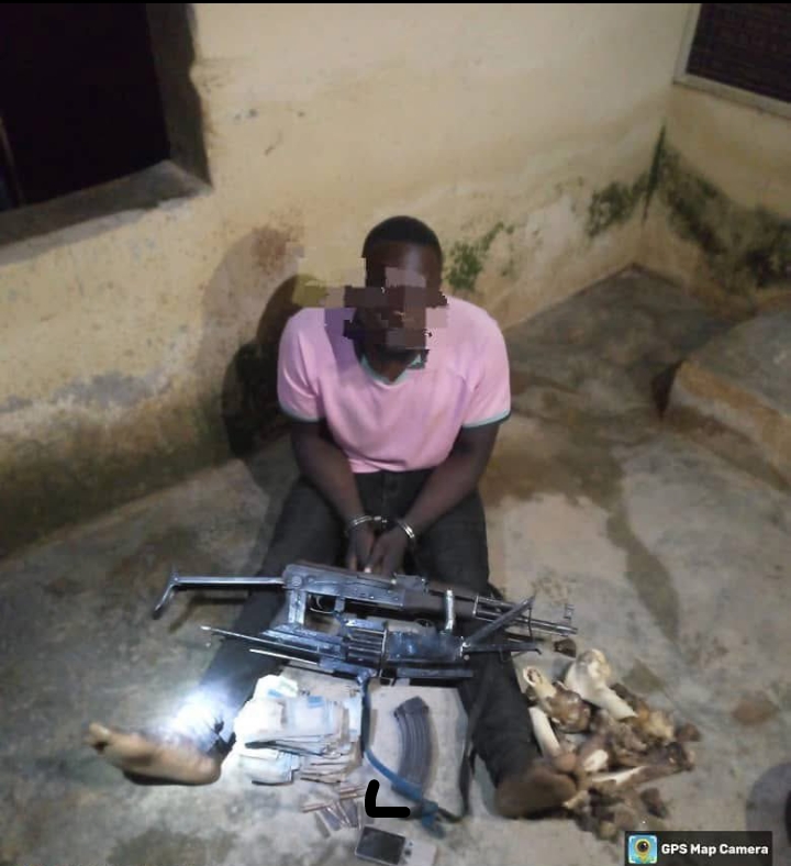 PHOTOS: JTF Troop Nabs Notorious Cattle Rustlers, Recover Arms In Plateau