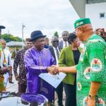 BREAKING: Akwa Ibom Governor Gift Brand New Toyota Land Cruiser 300 SUVs To All Former Deputy Governors (PHOTOS)