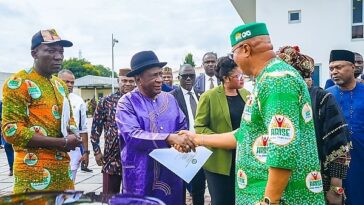 BREAKING: Akwa Ibom Governor Gift Brand New Toyota Land Cruiser 300 SUVs To All Former Deputy Governors (PHOTOS)