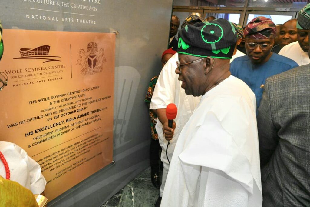 PHOTOS: President Tinubu Commissions Wole Soyinka Centre for Culture and Creative Arts in Lagos