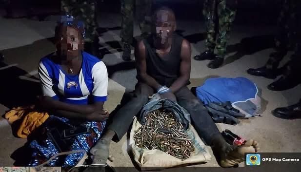 SECURITY: Troops Arrested Notorious Gunrunners, Recover Arms In Kaduna