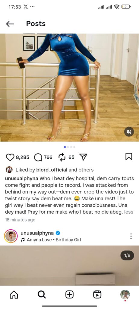 Phyna Breaks Silence on Viral Fight Video: “They Edited It to Make It Look Like They Beat Me”