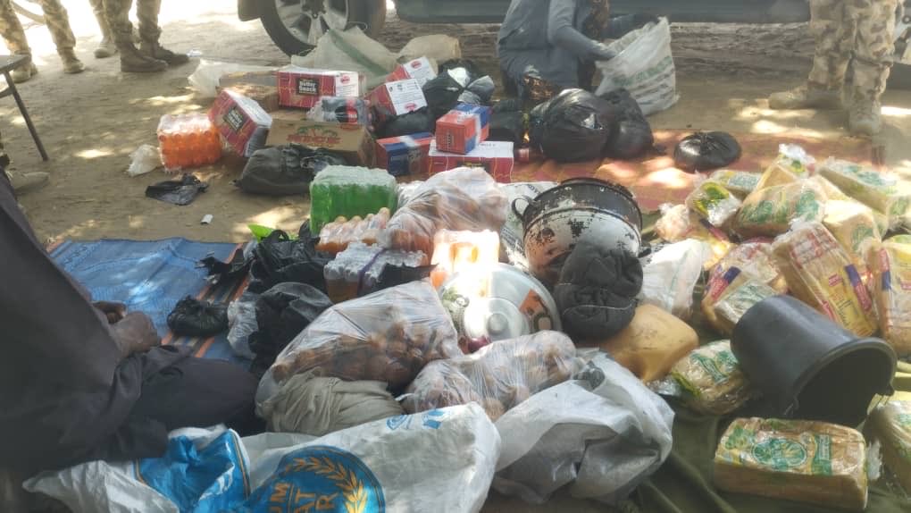 PHOTOS: Troops Arrest Terror Logistics Suppliers, Intercept Food Items In Borno