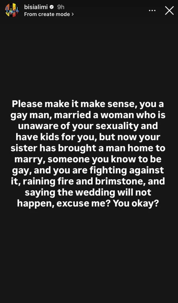British-Nigerian Gay Rights Activist, Bisi Alimi Knocks Gay Man Who Is Married To A Woman And Has Fathered Children But Is Against His Sister Getting Married To A Gay Man
