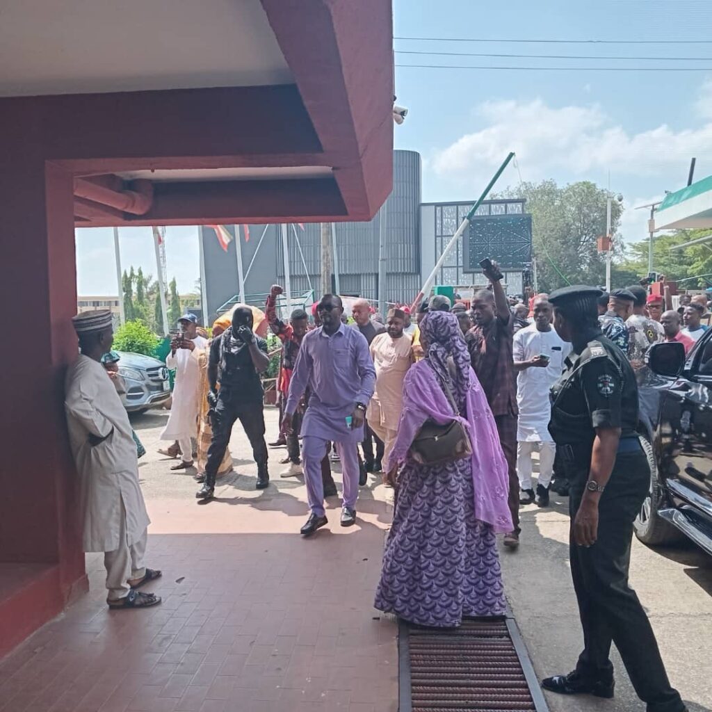 Tension: Heavy Security Presence As PDP Factional Crisis Deepens