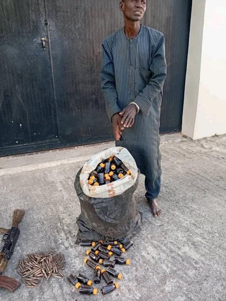 PHOTOS: Security Forces Intercept Gunrunner in Gusau Smuggling Arms to Dansadau