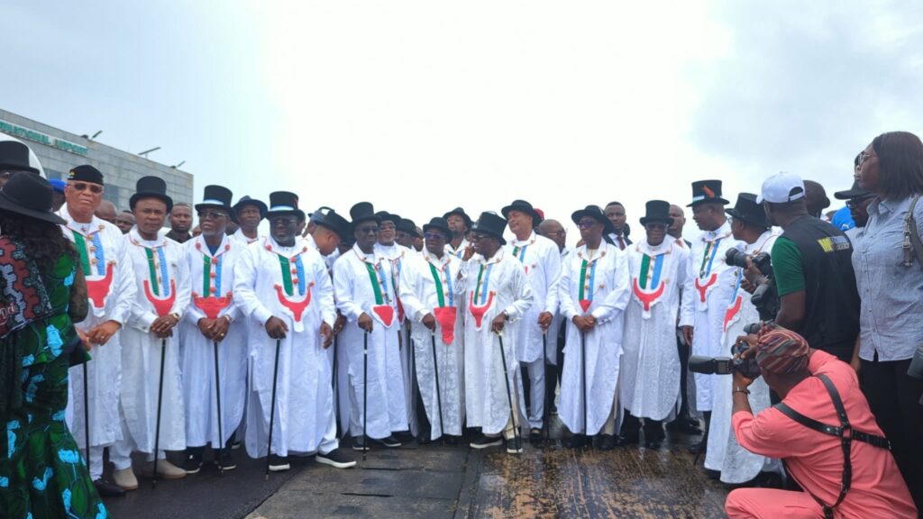 PHOTOS NEWS: APC Governors, Party Leaders Await Vice President Shettima’s Arrival in Bayelsa