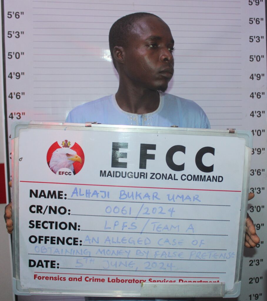 EFCC: Court Jails Man For Land Racketeering In Maiduguri (PHOTO)