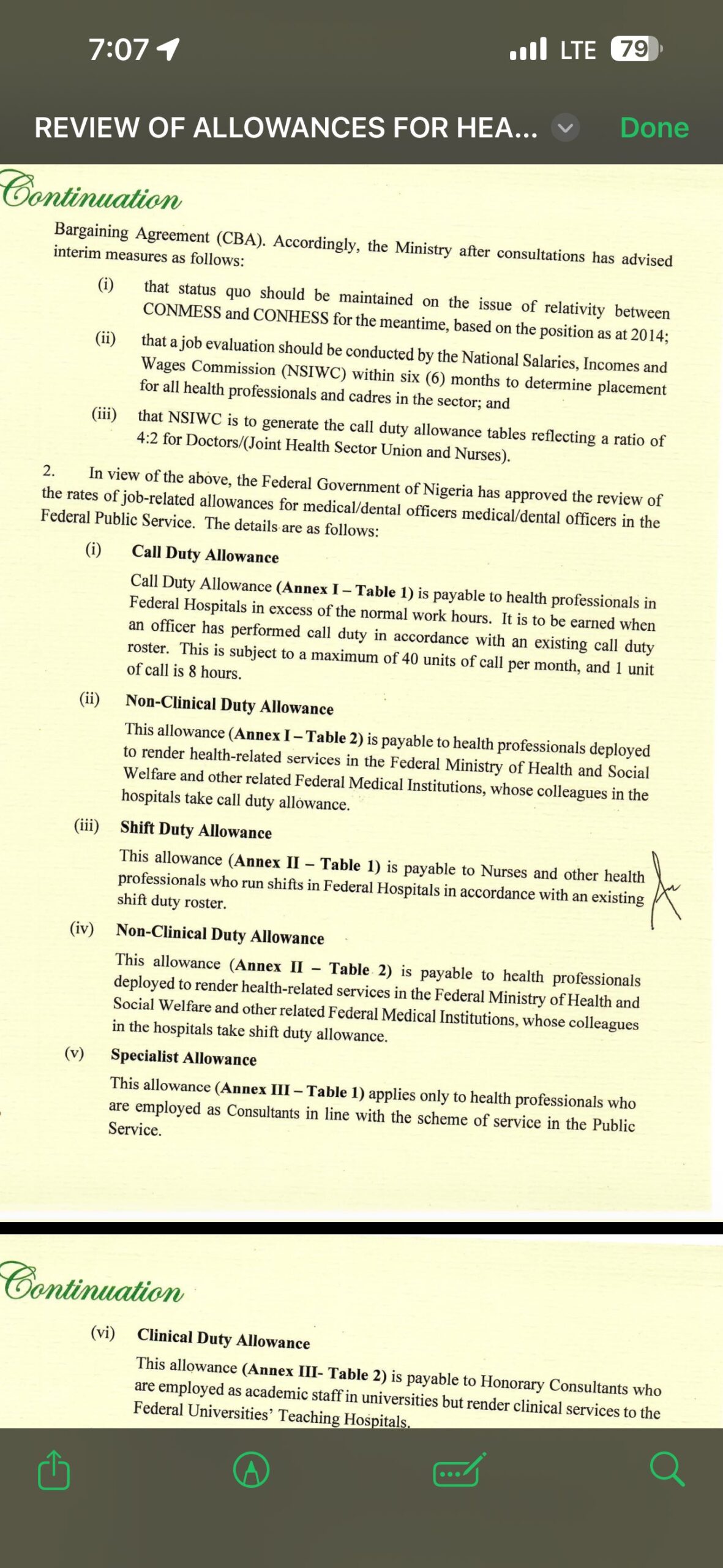 BREAKING: Federal Health Workers Set for 15–20% Allowance Boost in ₦330 Billion Overhaul