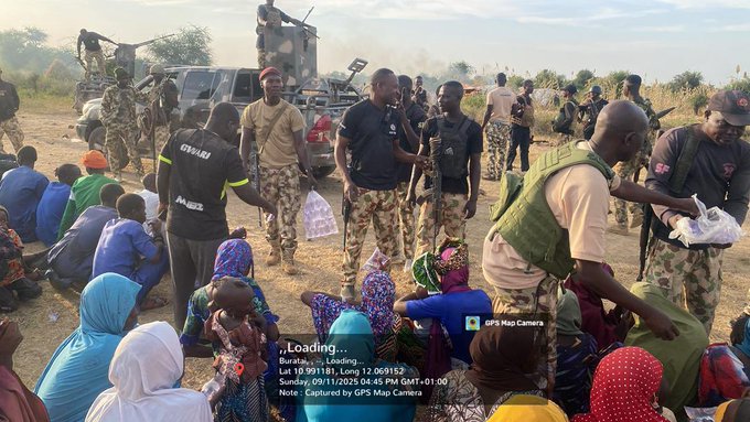 BREAKING: Nigerian Troops Rescue 86 Kidnapped Victims, Destroy Terrorist Camp in Borno