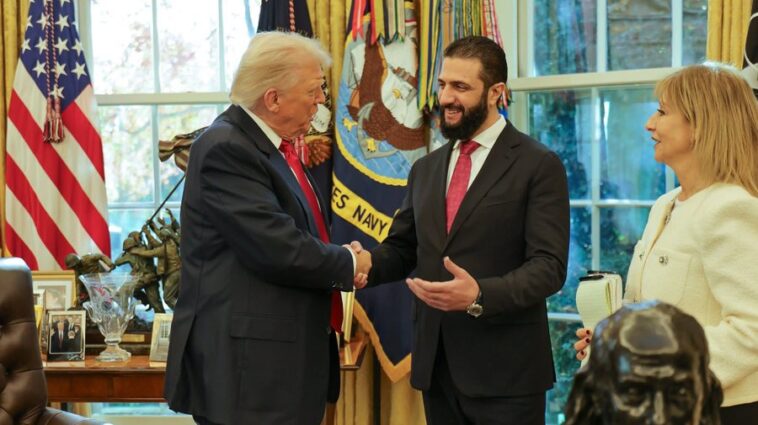 Trump Welcomes Syria’s Ahmad al‑Sharaa to White House as U.S. Moves to Rebuild Relations