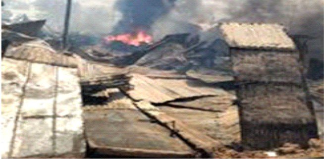 Traders Count Losses in Devastating Blaze As Fire Destroys 7 Shops In Ondo Market