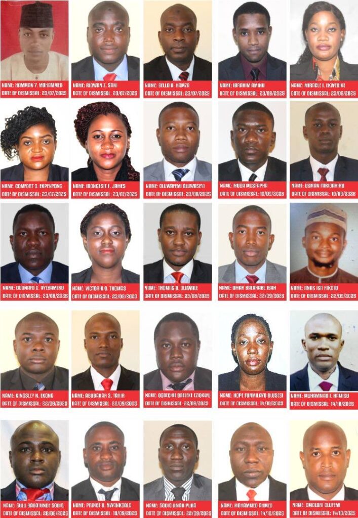 DSS Dismissesd Officers Names And Photos