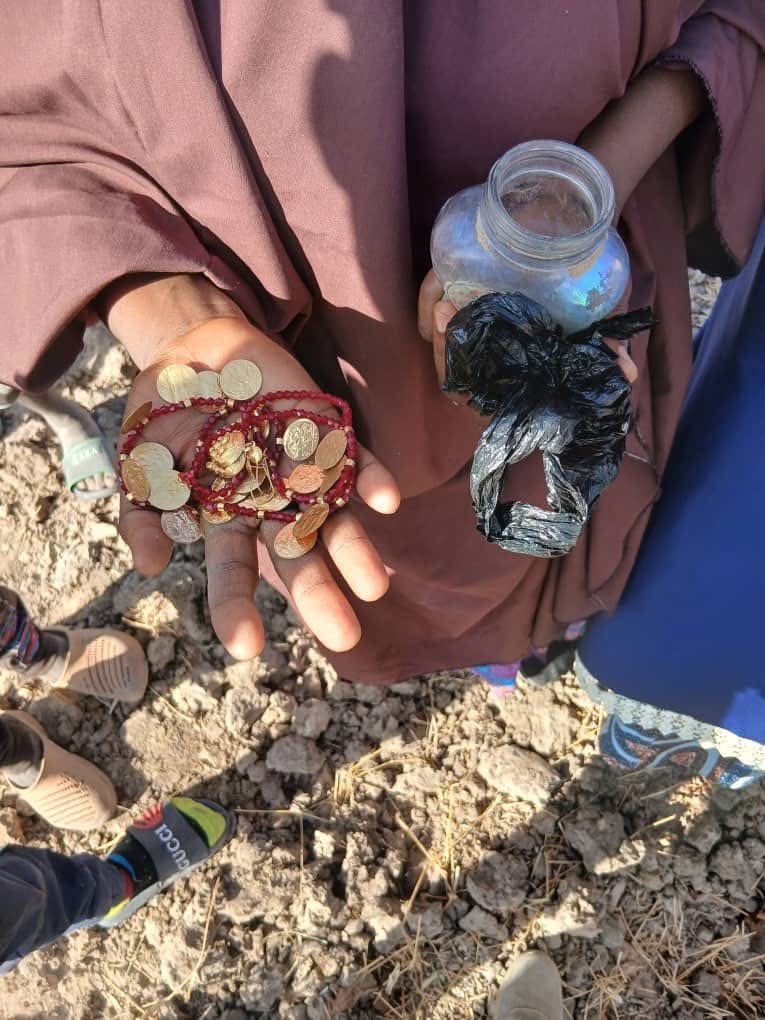 Woman Returns Home After 15 Years, Unearths Gold She Buried While Fleeing Boko Haram In Borno