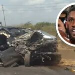 World-renowned Boxer, Anthony Joshua Narrowly Escape Death Follows Fatal Accident in Nigeria, Two Dies (PHOTOS)