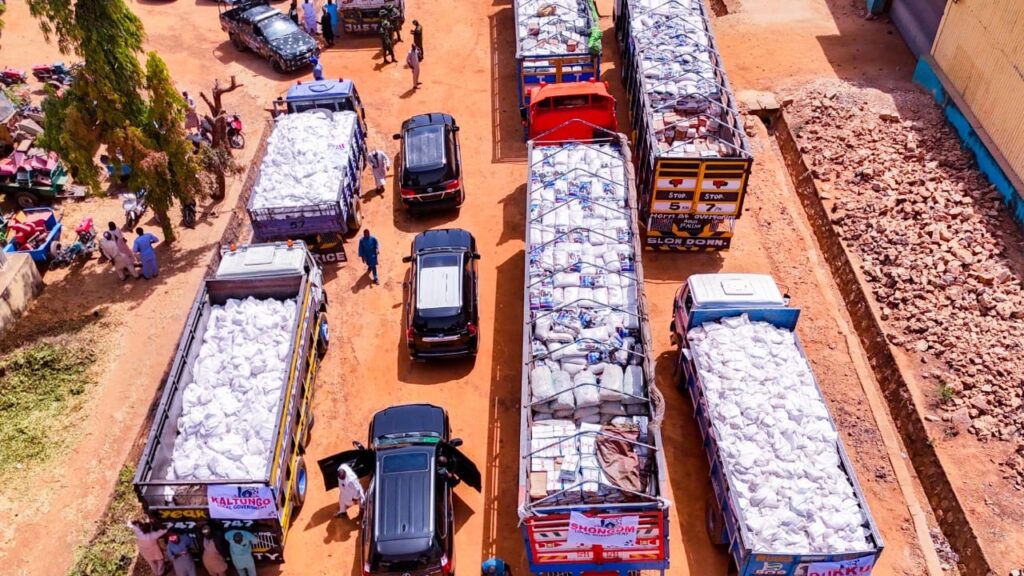 70,000 Beneficiaries: Governor Inuwa Distributes Food Palliatives to Support Vulnerable Households