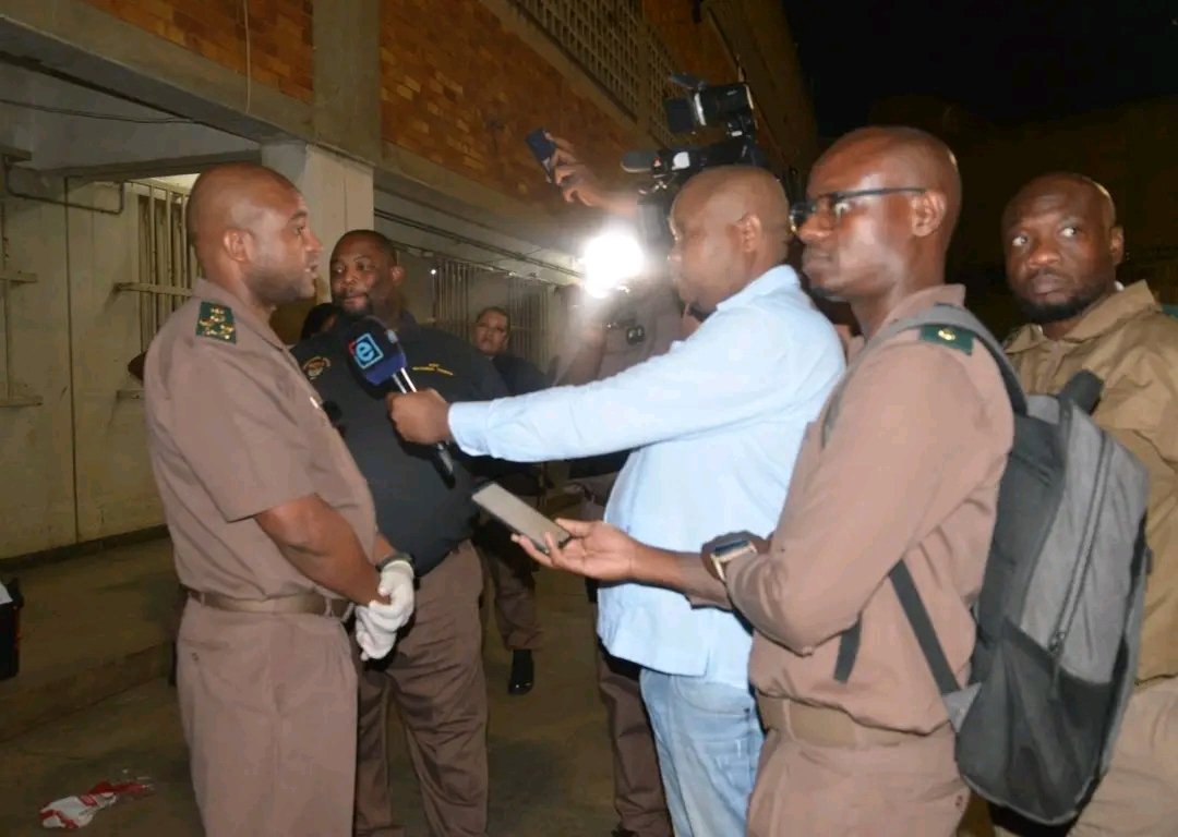 National Commissioner Leads Contraband Crackdown at Johannesburg Correctional Facility