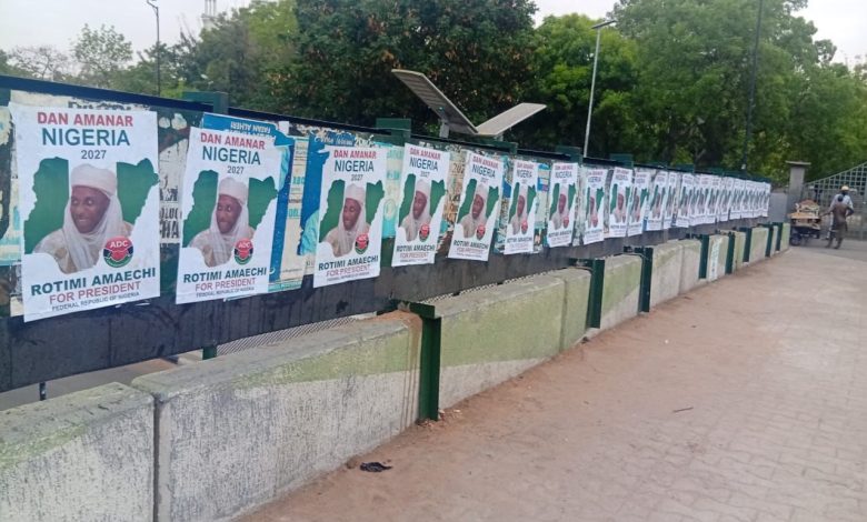 2027 General Elections: Rotimi Amaechi’s Campaign Posters Flood Katsina (Photo)
