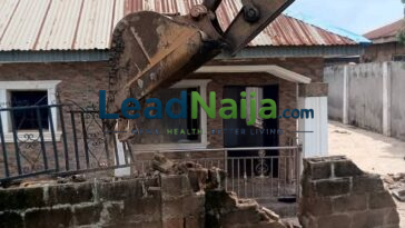 BREAKING: Oyo Government Demolishes Building Used as Kidnappers’ Hideout in Adelabu Family Abduction