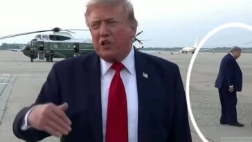 EXCLUSIVE: Donald Trump 'body double' Spotted In Interview Background Sparks Conspiracy Theory