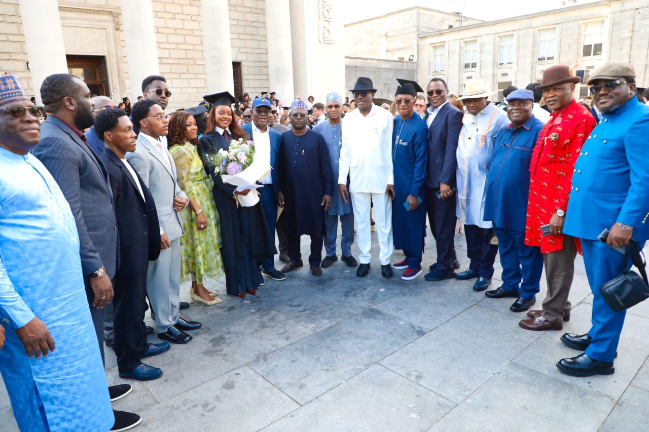 PHOTOS: Top Dignitaries, Including Serving Governors And Federal Lawmakers, were in Attendance As Wike’s Daughter Graduates From Southampton University With Law Degree